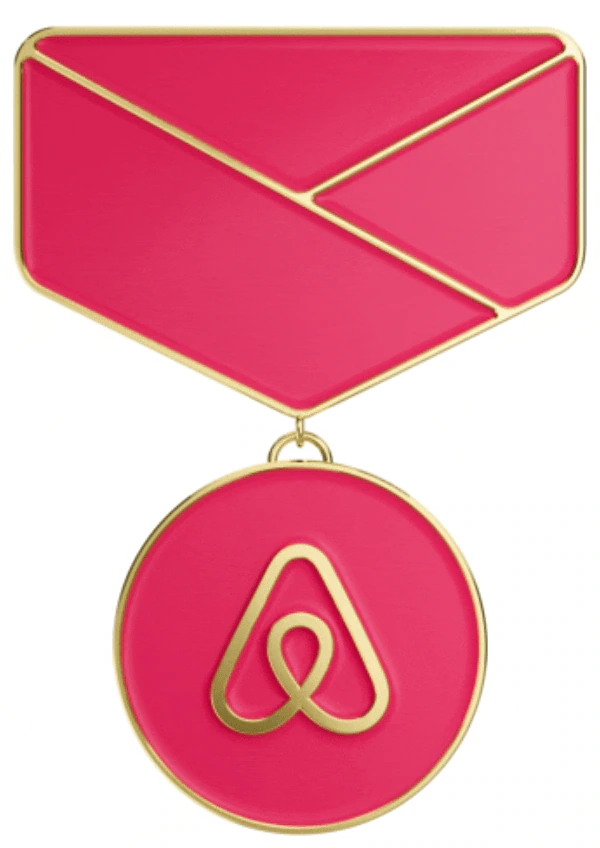 Airbnb Superhost Medaille